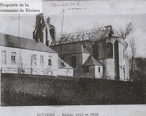 Eglise, 1915 et 1916