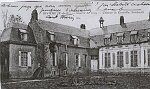 Guerre de 1914 - Château de Gosville, bombardé