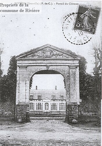 Chteau de Grosville - Portail du chteau